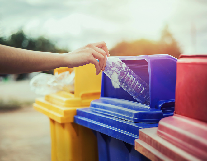 Waste sorting for recycling at Fox Jaffna Sri Lanka