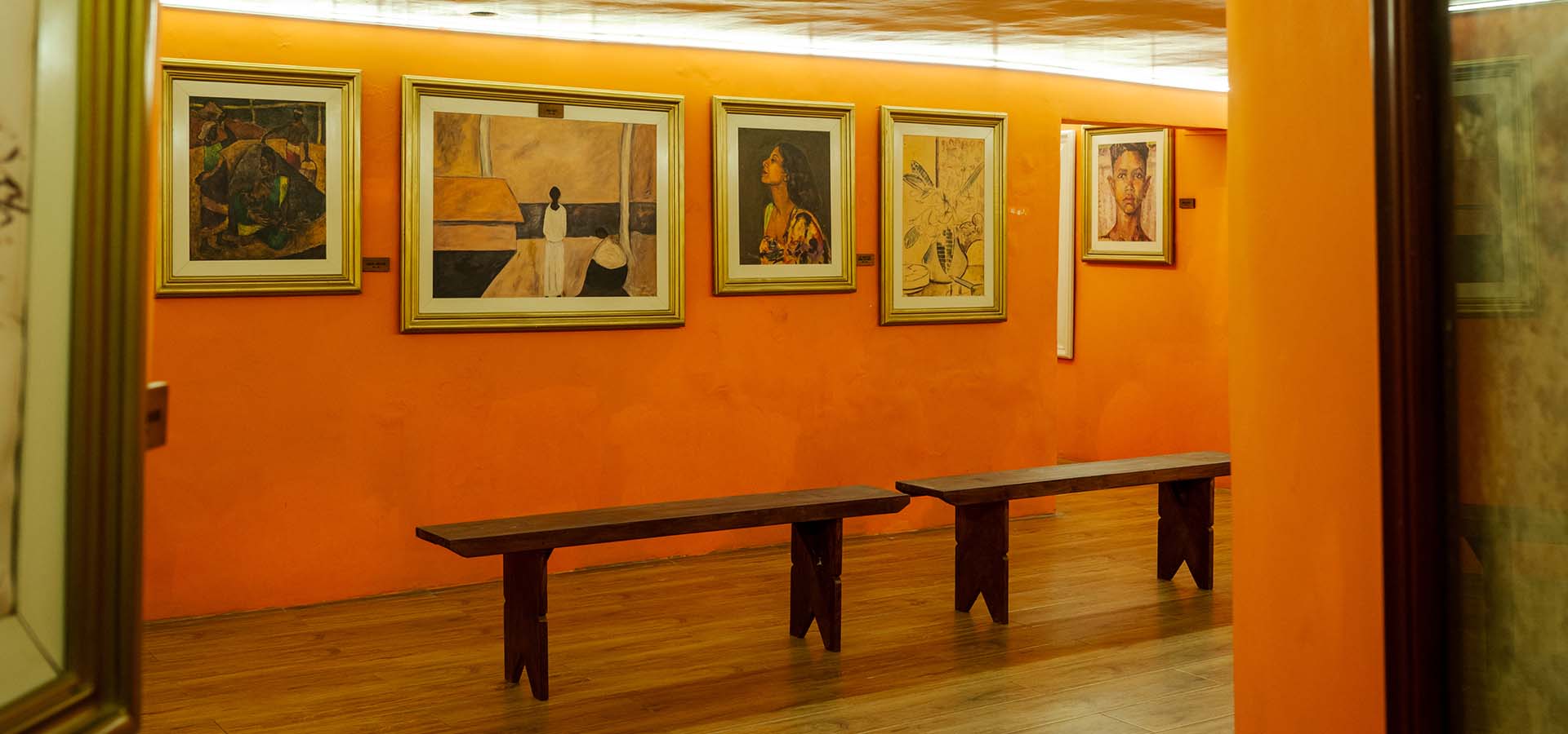 The Bunker art gallery at Fox Jaffna boutique hotel Sri Lanka