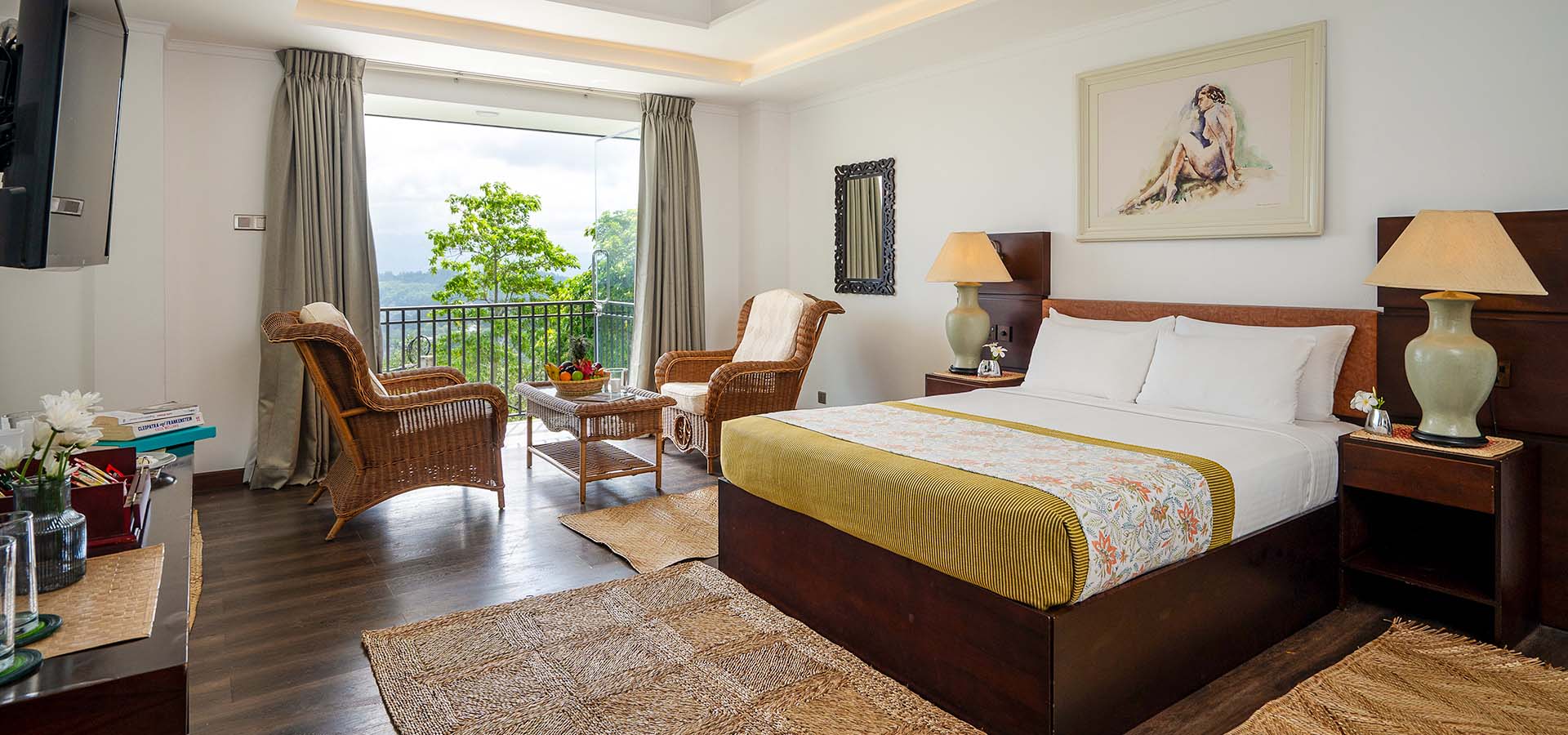 Luxury hotel room at Fox Kandy by Fox Resorts in Kandy Sri Lanka