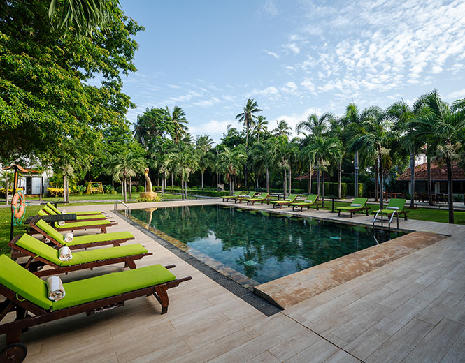 Swimming pool area at Fox Jaffna by Fox Resorts Sri Lanka