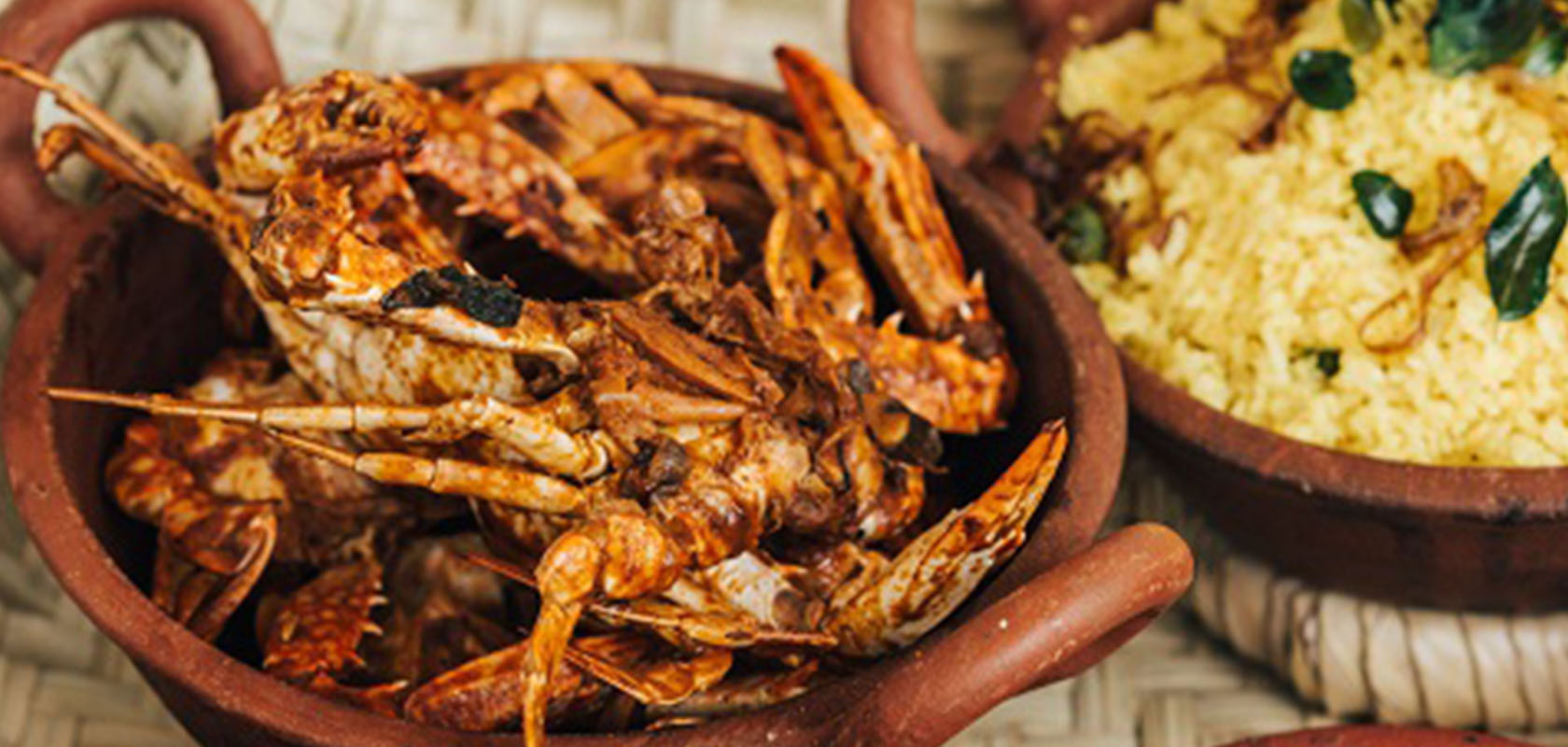 Jaffna Crab Curry spicy dish from northern Sri Lanka at Fox Jaffna