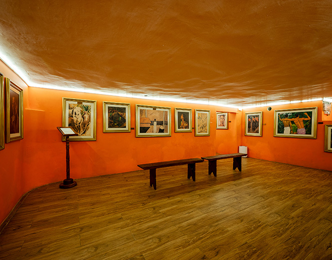 The Bunker, restored bunker turned art gallery at Fox Resorts Jaffna