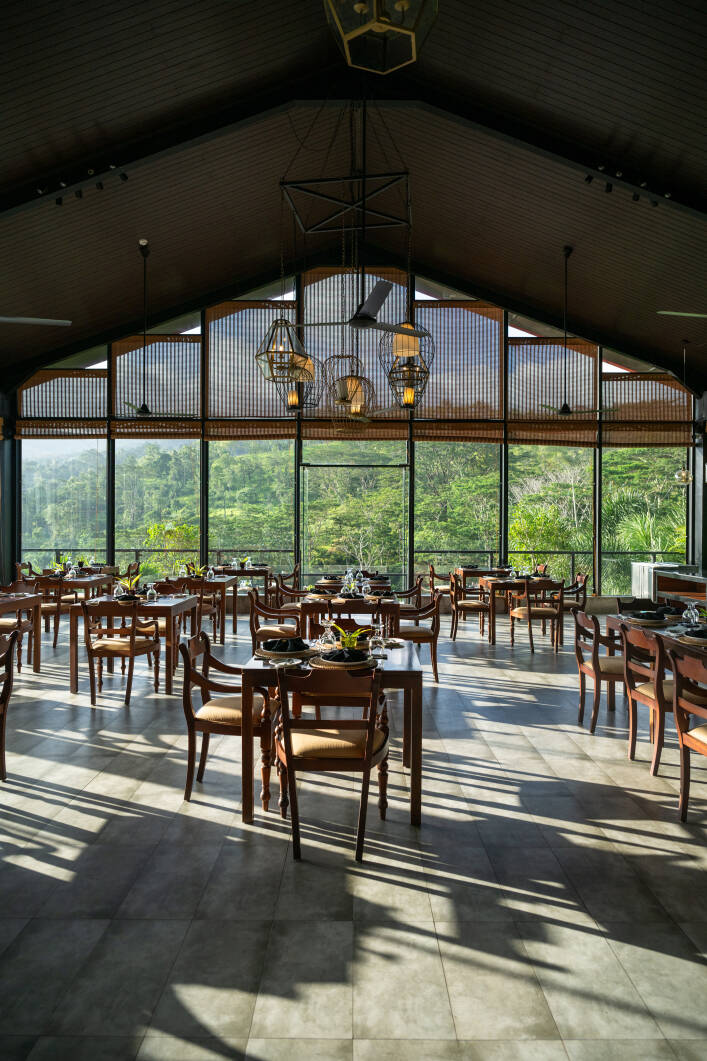 Restaurant area at Fox Kandy boutique hotel Sri Lanka