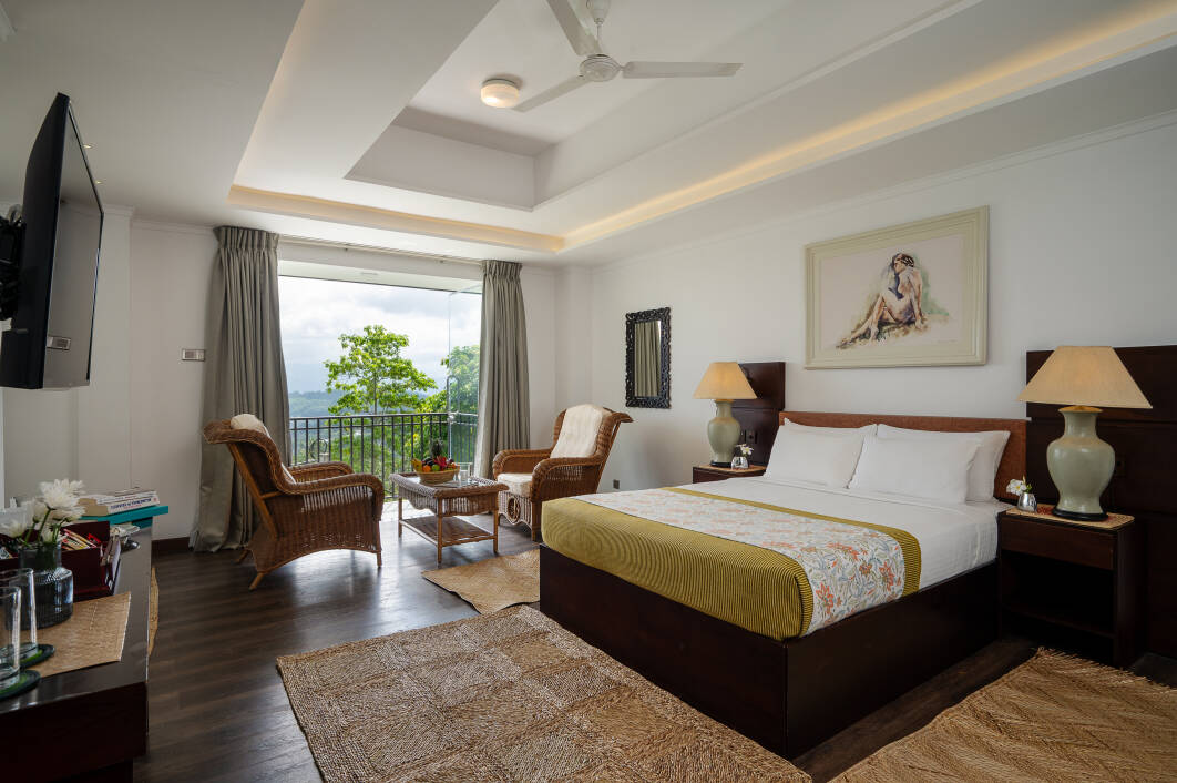 Luxury hotel room at Fox Kandy by Fox Resorts in Kandy Sri Lanka