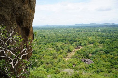 Stunning views atop Sigiriya Rock